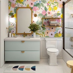 Цветная и яркая ванная комната: как преобразить санузел в Верх-Туле - verh-tula.mebel54.com | фото