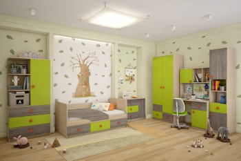 Детская комната Пуговка в Верх-Туле - verh-tula.mebel54.com | фото