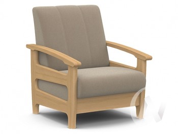 Кресло для отдыха Омега (бук лак/CATANIA LATTE) в Верх-Туле - verh-tula.mebel54.com | фото