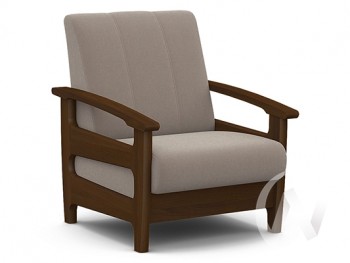 Кресло для отдыха Омега (орех лак/CATANIA COCOA) в Верх-Туле - verh-tula.mebel54.com | фото