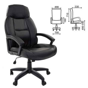 Кресло офисное BRABIX Formula EX-537 (черный) в Верх-Туле - verh-tula.mebel54.com | фото