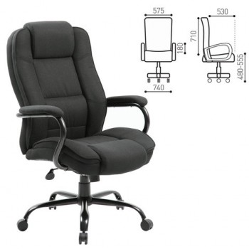 Кресло офисное BRABIX Heavy Duty HD-002 (ткань) в Верх-Туле - verh-tula.mebel54.com | фото