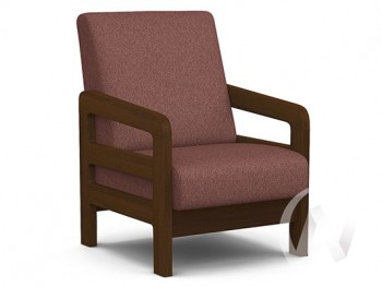 Кресло отдыха Вега-34 (орех лак/UNO BERRY) в Верх-Туле - verh-tula.mebel54.com | фото