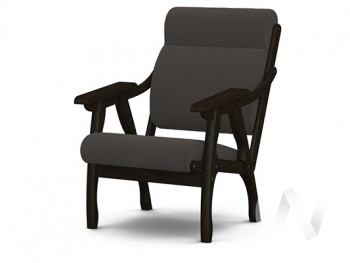 Кресло Вега-10 (венге лак/ULTRA GRAFIT) в Верх-Туле - verh-tula.mebel54.com | фото