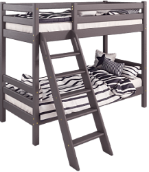 Кровать Соня вариант 10 двухъярусная с наклонной лестницей Лаванда в Верх-Туле - verh-tula.mebel54.com | фото