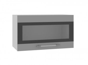 Ройс ГВПГСФ 600 Шкаф верхний горизонтальный (Графит софт/корпус Серый) в Верх-Туле - verh-tula.mebel54.com | фото