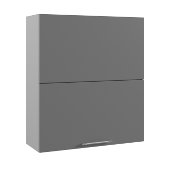 Ройс ПГПМ 800 Шкаф верхний Blum Aventos HF (Графит софт/корпус Серый) в Верх-Туле - verh-tula.mebel54.com | фото